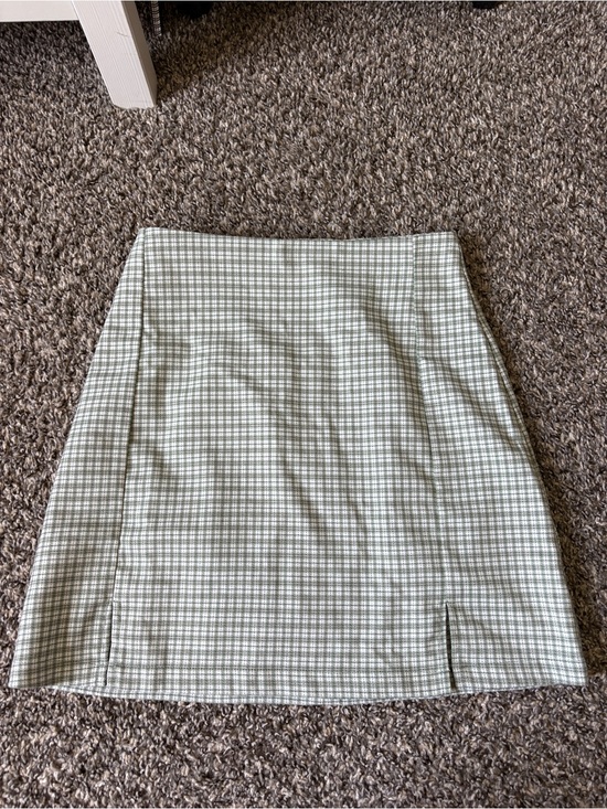 Brandy Melville Dresses & Skirts - John Galt Plaid Light green skirt